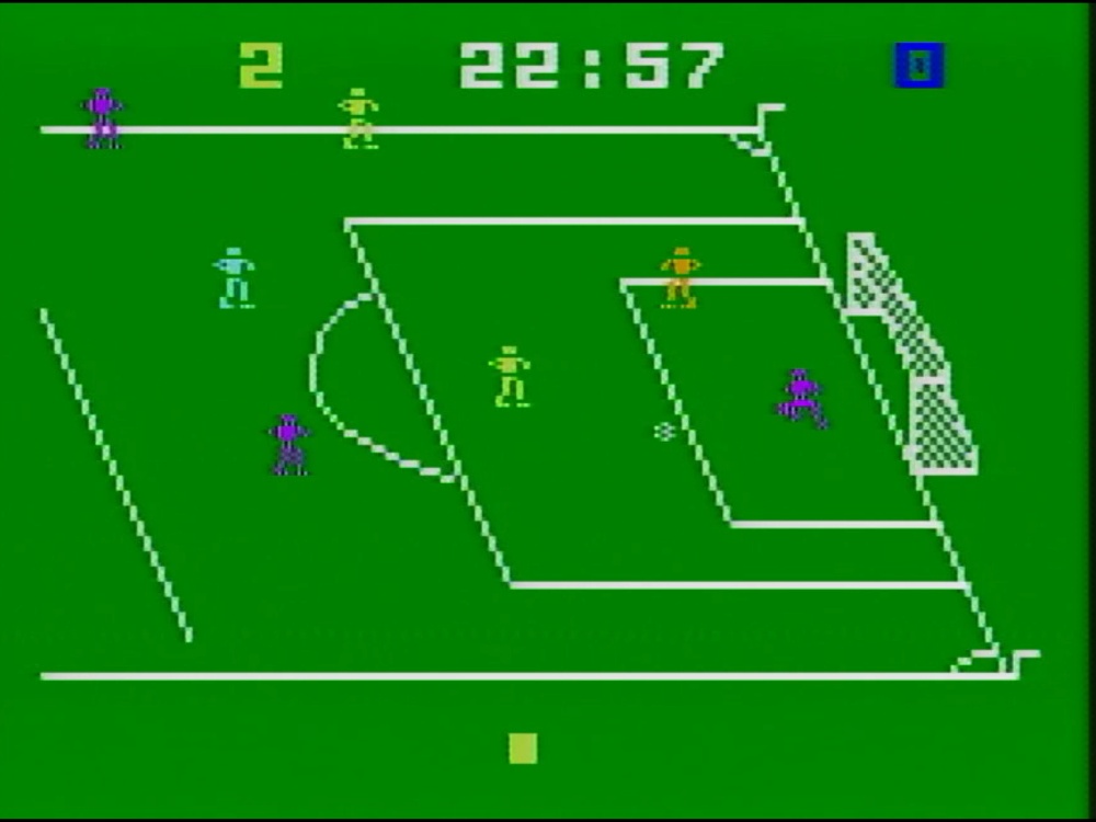 Gameplay of NASL Soccer for Intellivision